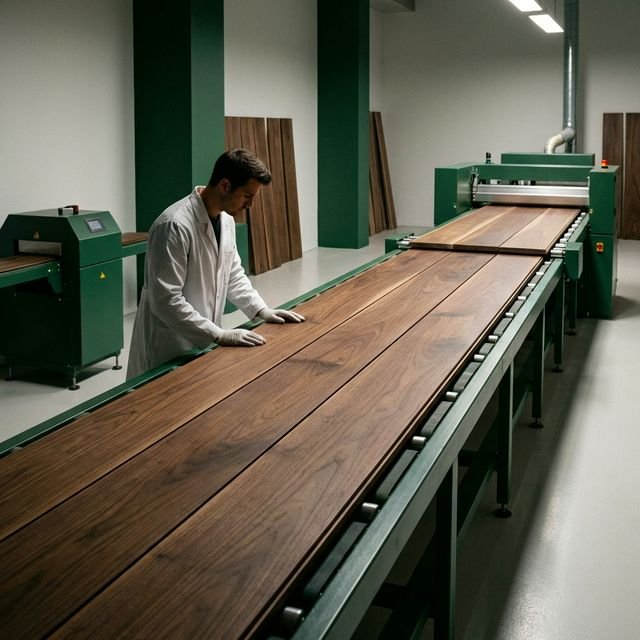 Wood finishing process